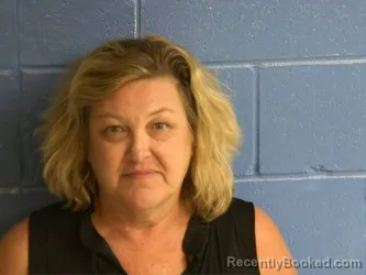 Mugshot of Rachael Denise Cox-Schell booked in Humphreys County, Tennessee on October 4, 2026