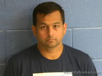 Mugshot of Jaimin Pravinkumar Patel booked in Humphreys County, Tennessee on October 20, 2026