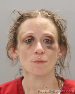 Mugshot of Samantha Ashley Holloway booked in Knox County, Tennessee on August 14, 2026