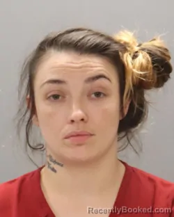 Mugshot of Haley Celeste Douthat booked in Knox County, Tennessee on August 17, 2026