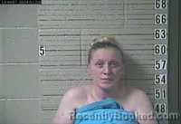 Mugshot of Randi Lynn Shults booked in Lawrence County, Tennessee on July 28, 2026