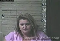 Mugshot of Heather Mlee Daniel booked in Lawrence County, Tennessee on October 23, 2026