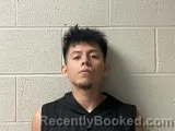Mugshot of Daniel Alejandro Aguirre-Romero booked in Lincoln County, Tennessee on August 24, 2026