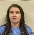 Mugshot of Michala Marie Coggin booked in Lincoln County, Tennessee on October 7, 2026