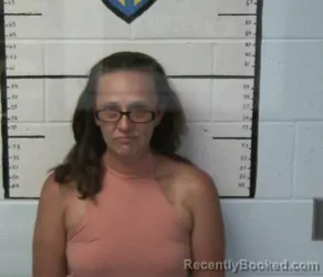 Mugshot of DENISE RENEE SCHEU booked in Macon County, Tennessee on April 24, 2026