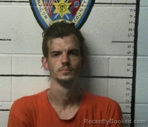 Mugshot of JOSHUA MORGAN JOHNSTON booked in Macon County, Tennessee on July 24, 2026