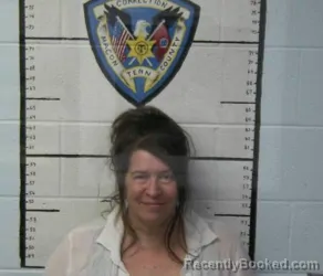 Mugshot of KELLI DENISE HALL booked in Macon County, Tennessee on May 7, 2026