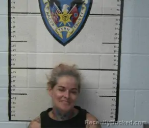 Mugshot of TERISSA LEE GREEN booked in Macon County, Tennessee on June 8, 2026