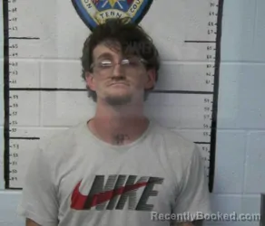 Mugshot of Tyler Allen Pedigo booked in Macon County, Tennessee on September 6, 2026