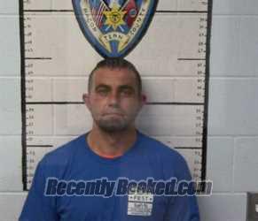 Booking photo from Macon County, Tennessee