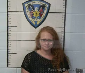 Mugshot of Shelby Mariee Burton booked in Macon County, Tennessee on October 5, 2026
