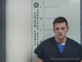 Mugshot of BRANDON M BROWN booked in Putnam County, Tennessee on March 24, 2026