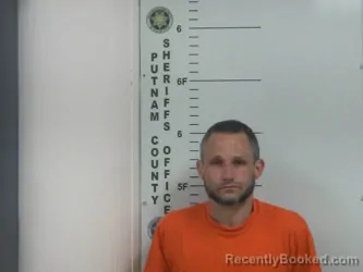 Mugshot of DUSTIN R BILBREY booked in Putnam County, Tennessee on March 26, 2026