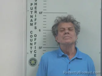 Mugshot of Kenneth A Bates booked in Putnam County, Tennessee on September 5, 2026