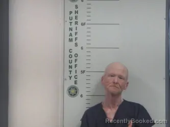 Mugshot of JAMES D COOPER booked in Putnam County, Tennessee on July 9, 2026