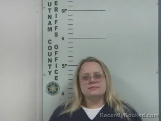 Mugshot of Kristin L Curtindale booked in Putnam County, Tennessee on October 26, 2026