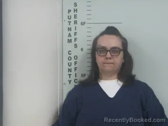 Mugshot of KAITLYN E DAVIS booked in Putnam County, Tennessee on June 24, 2026