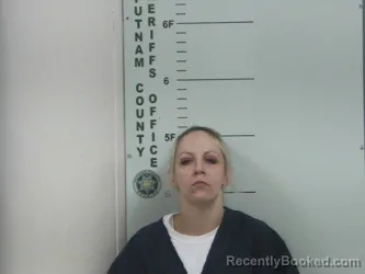 Mugshot of ASHLEY C GUNTER booked in Putnam County, Tennessee on March 13, 2026