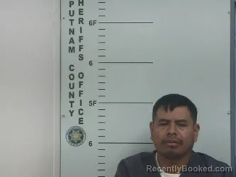 Mugshot of Francisco Hernandez booked in Putnam County, Tennessee on September 24, 2026