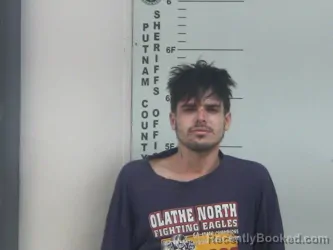 Mugshot of NOAH D HALL booked in Putnam County, Tennessee on June 4, 2026