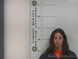 Mugshot of ALINA J JORDAN booked in Putnam County, Tennessee on March 28, 2026