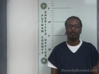 Mugshot of ASHTAVIOUS T JONES booked in Putnam County, Tennessee on March 24, 2026