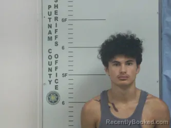 Mugshot of Lucas S Jordan booked in Putnam County, Tennessee on August 20, 2026