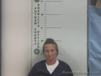 Mugshot of Ashley B Netherton booked in Putnam County, Tennessee on September 7, 2026