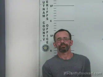 Mugshot of BILLY J STINSON booked in Putnam County, Tennessee on March 26, 2026