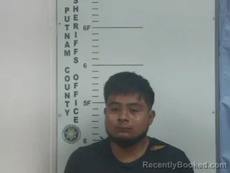 Mugshot of Hugo G Sanchez booked in Putnam County, Tennessee on August 15, 2026