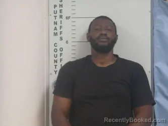 Mugshot of Kimani O Sanders booked in Putnam County, Tennessee on August 29, 2026