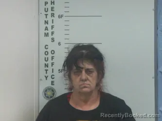 Mugshot of Kathy S Sexton booked in Putnam County, Tennessee on August 17, 2026