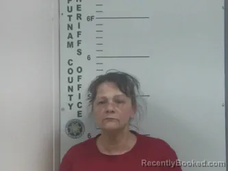 Mugshot of Melissa G Sweat booked in Putnam County, Tennessee on August 27, 2026