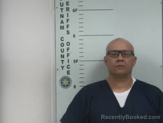 Mugshot of ROBERTO J JR SANTIZO booked in Putnam County, Tennessee on March 13, 2026