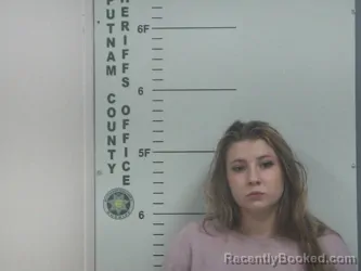 Mugshot of Skyla R Shew booked in Putnam County, Tennessee on August 26, 2026