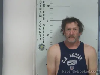 Mugshot of TRAVIS J JR TIDWELL booked in Putnam County, Tennessee on March 19, 2026