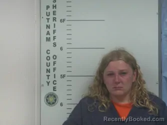 Mugshot of Bayli S White booked in Putnam County, Tennessee on August 14, 2026