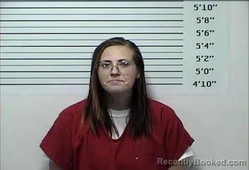 Mugshot of Skylar Diane Sprock booked in Rhea County, Tennessee on August 26, 2026