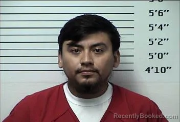 Mugshot of Angel Resendiz Monero booked in Rhea County, Tennessee on August 28, 2026