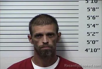 Mugshot of Dustin Lee Taber booked in Rhea County, Tennessee on September 24, 2026