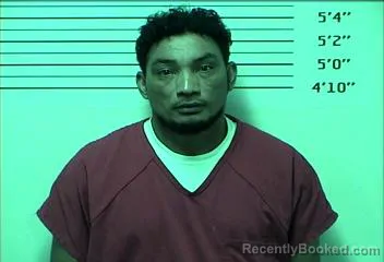 Mugshot of Santos Claudio Ramos Aguilar booked in Rhea County, Tennessee on October 24, 2026
