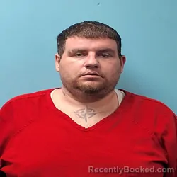 Mugshot of Brandon Adam Keller booked in Roane County, Tennessee on October 13, 2026