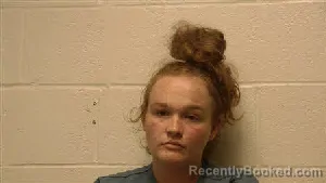 Mugshot of Brianna Faye Adkins booked in Robertson County, Tennessee on May 18, 2026