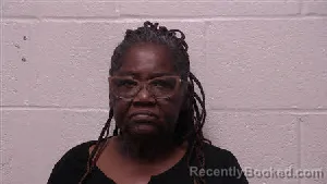 Mugshot of Levoina Cooper Carey booked in Robertson County, Tennessee on June 16, 2026