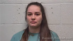 Mugshot of Ariana Lee Ann Dunton booked in Robertson County, Tennessee on April 10, 2026
