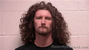 Mugshot of Kristopher E Evans booked in Robertson County, Tennessee on April 17, 2026