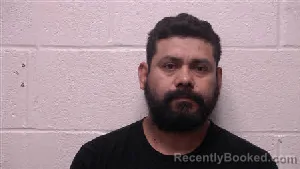 Mugshot of Carlos Alonso Guzman-Lopez booked in Robertson County, Tennessee on August 16, 2026