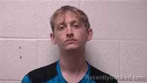 Mugshot of Dustin Tyler Hall booked in Robertson County, Tennessee on April 22, 2026