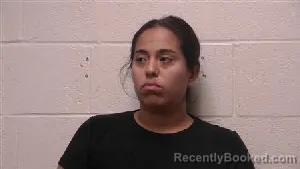 Mugshot of Karina Elena Hernandez booked in Robertson County, Tennessee on August 23, 2026