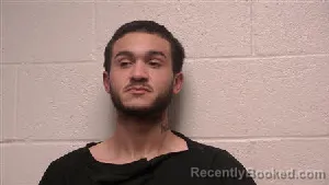 Mugshot of Trey Everett Johnson booked in Robertson County, Tennessee on April 9, 2026